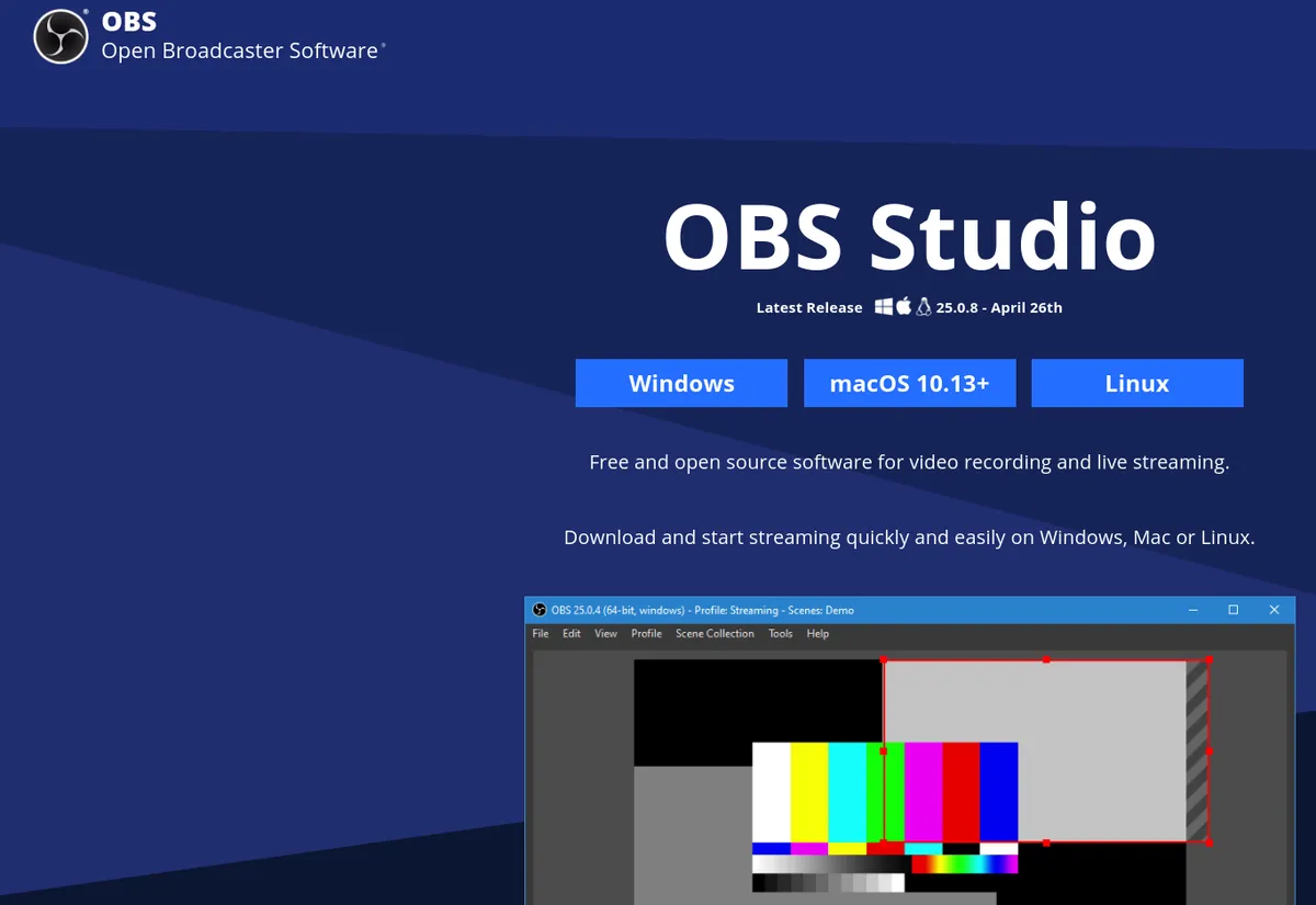 OBS Gaming start
