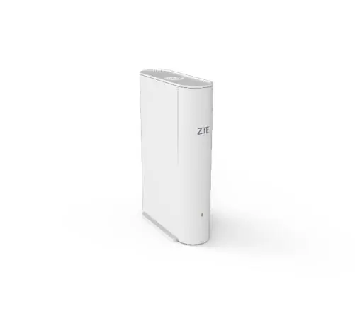 ZTE H3601P WiFi 6 router in its white tower housing