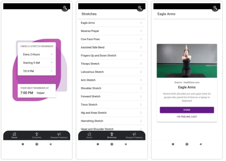 Stretch Reminder App