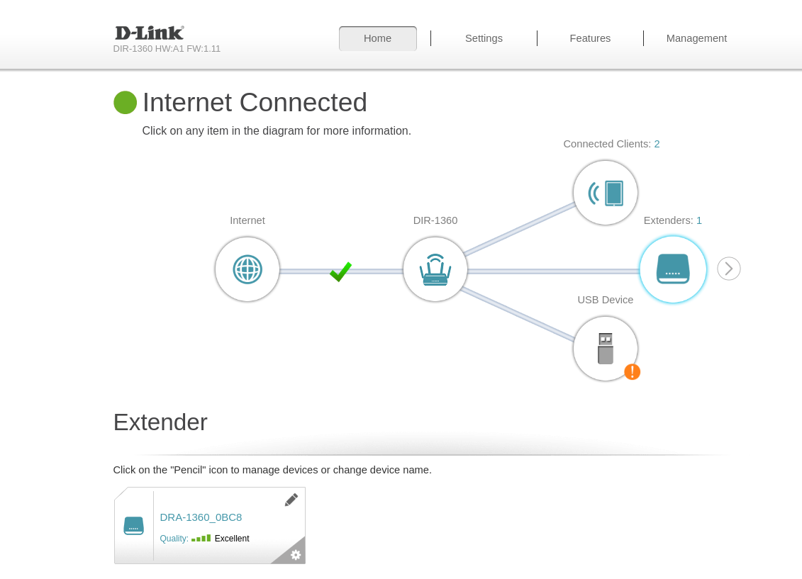 D-Link EXO DIR-1360 Web Setup