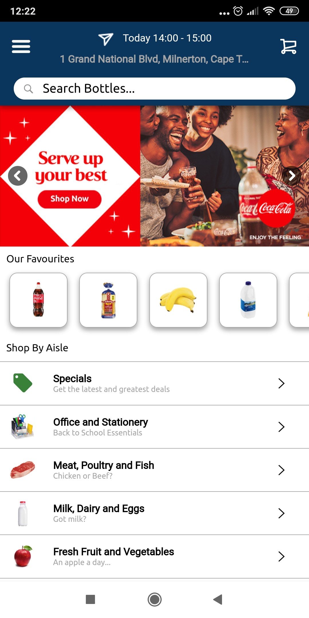 Pnp Bottles App - Home