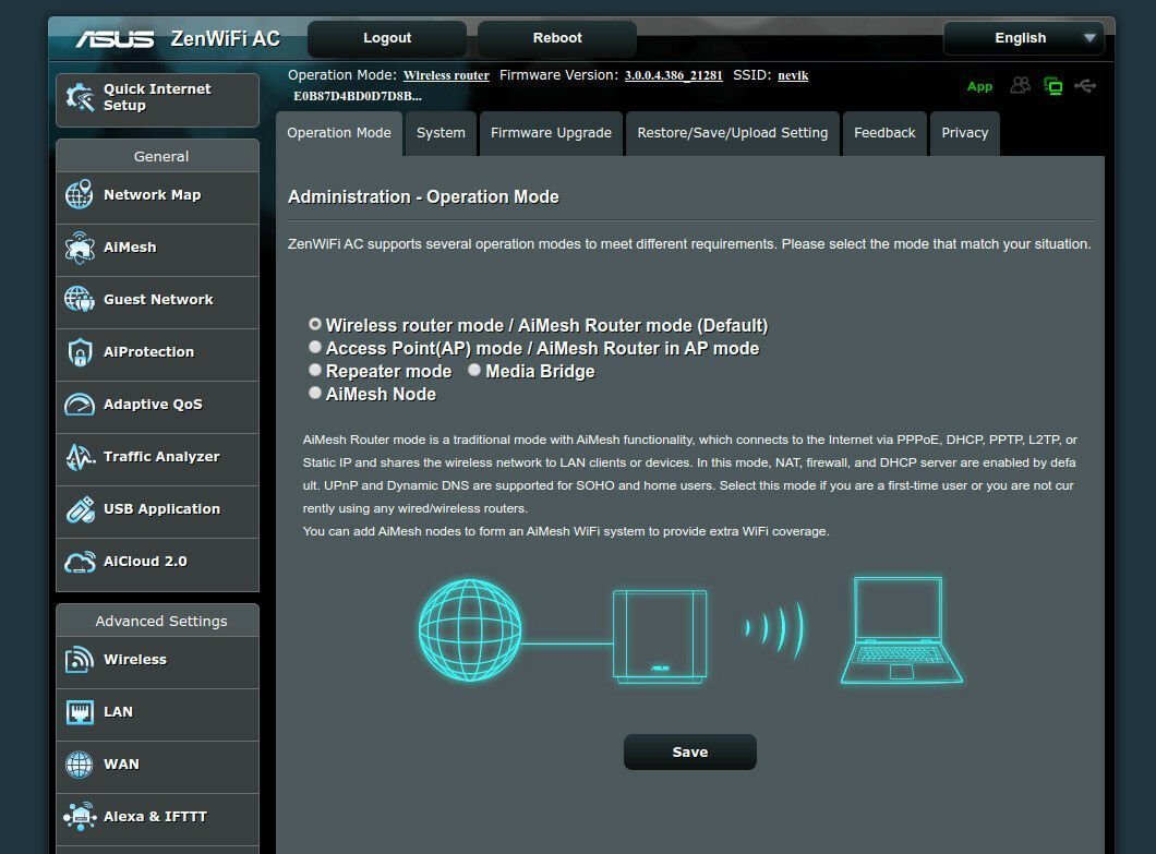 ASUS ZenWifi Software Mesh Nodes