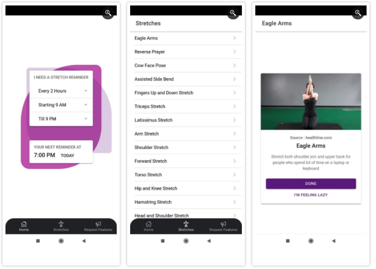 Stretch Reminder App